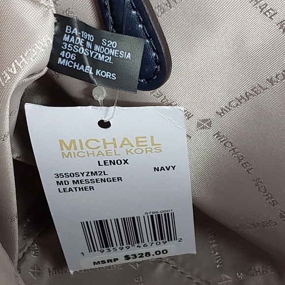 ⚠️LAST 1⚠️ Michael Kors Lenox MD Satchel Blue - Picture 5 of 5